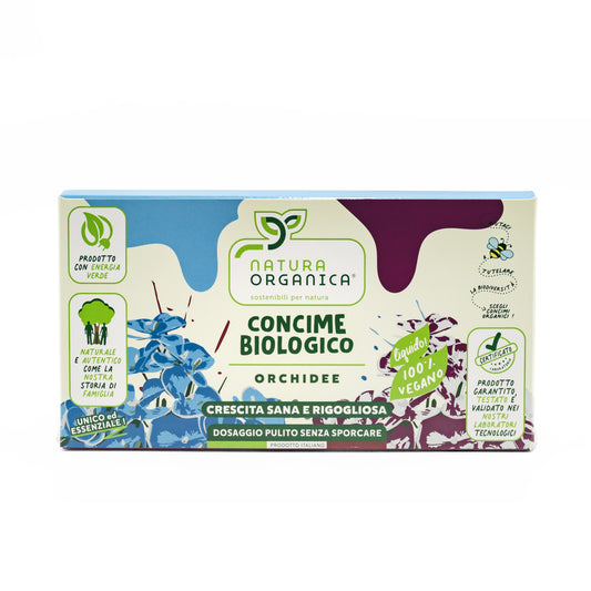 Concime LIQUIDO Biologico IN MICRODOSI per ORCHIDEE NaturaOrganica®