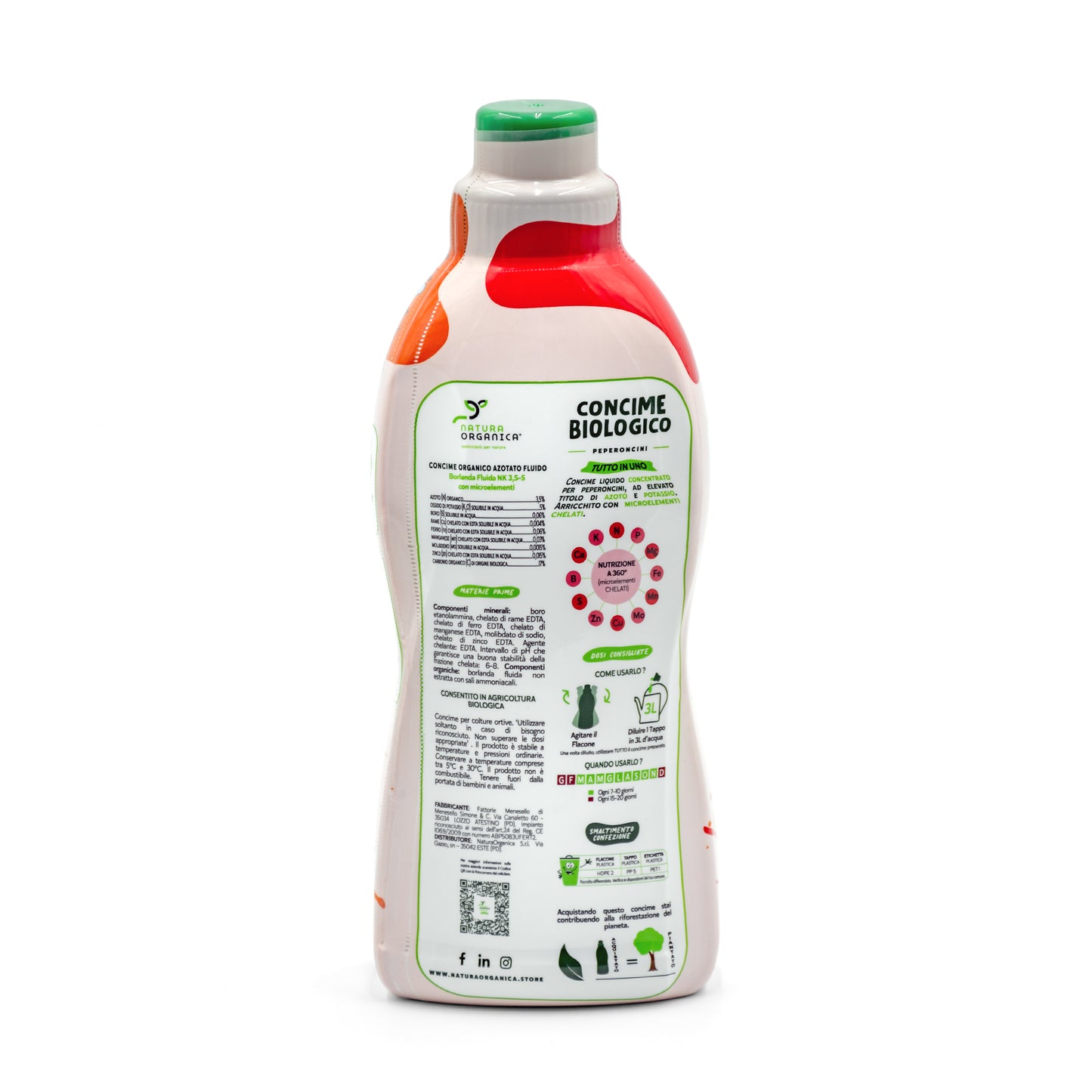 Concime LIQUIDO Biologico PEPERONCINI NaturaOrganica®