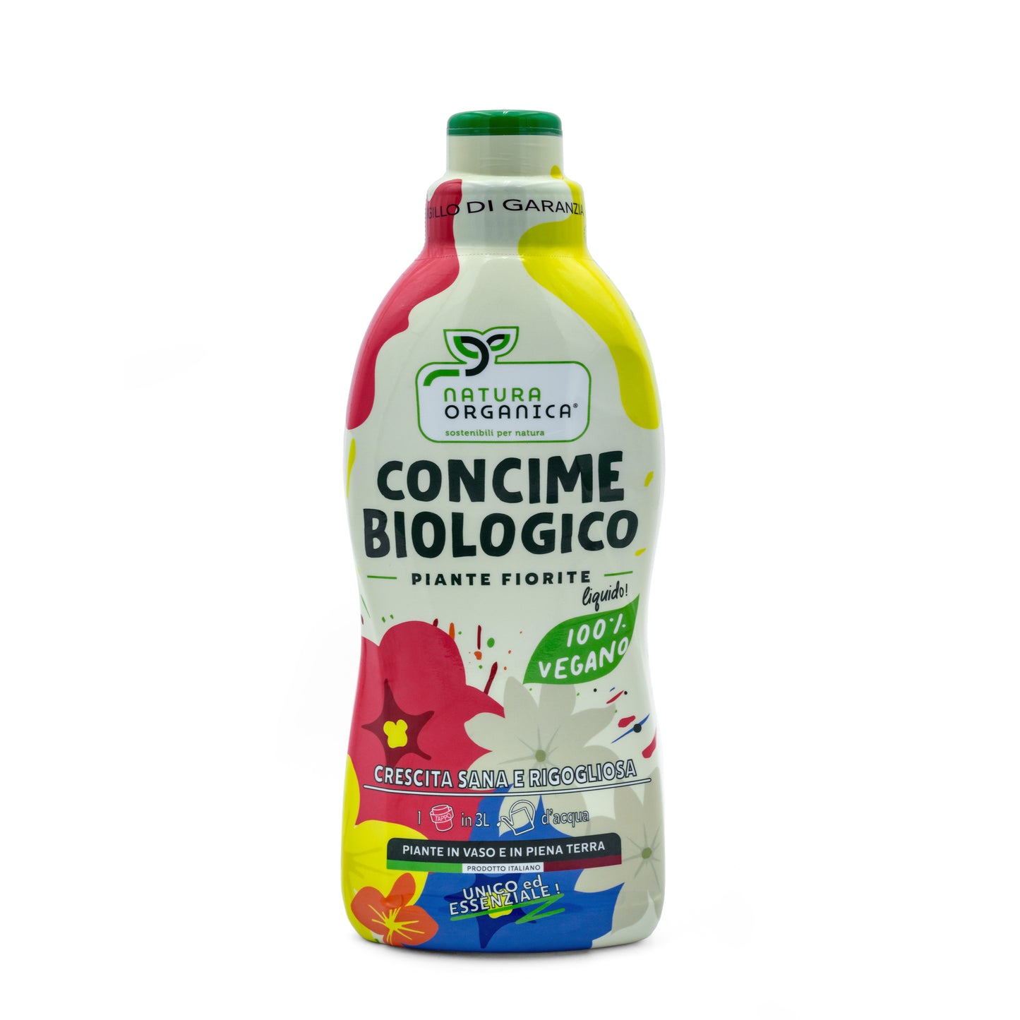 Concime LIQUIDO Biologico PIANTE FIORITE NaturaOrganica®