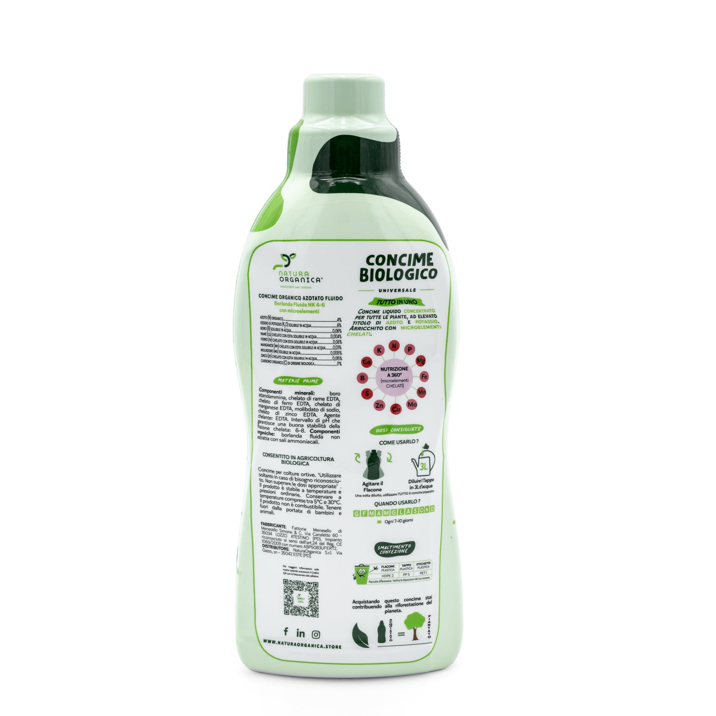 Concime LIQUIDO Biologico UNIVERSALE NaturaOrganica®