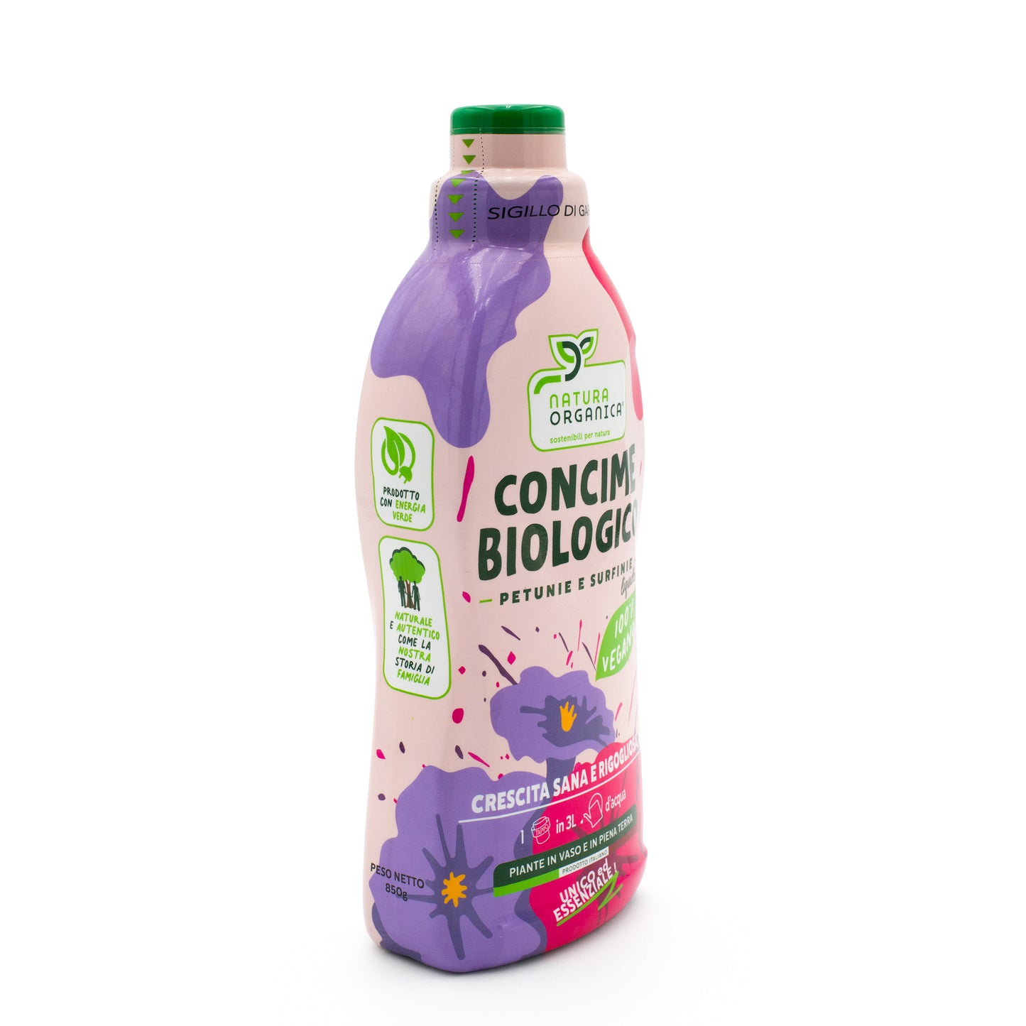 Concime LIQUIDO Biologico PETUNIE E SURFINIE NaturaOrganica®