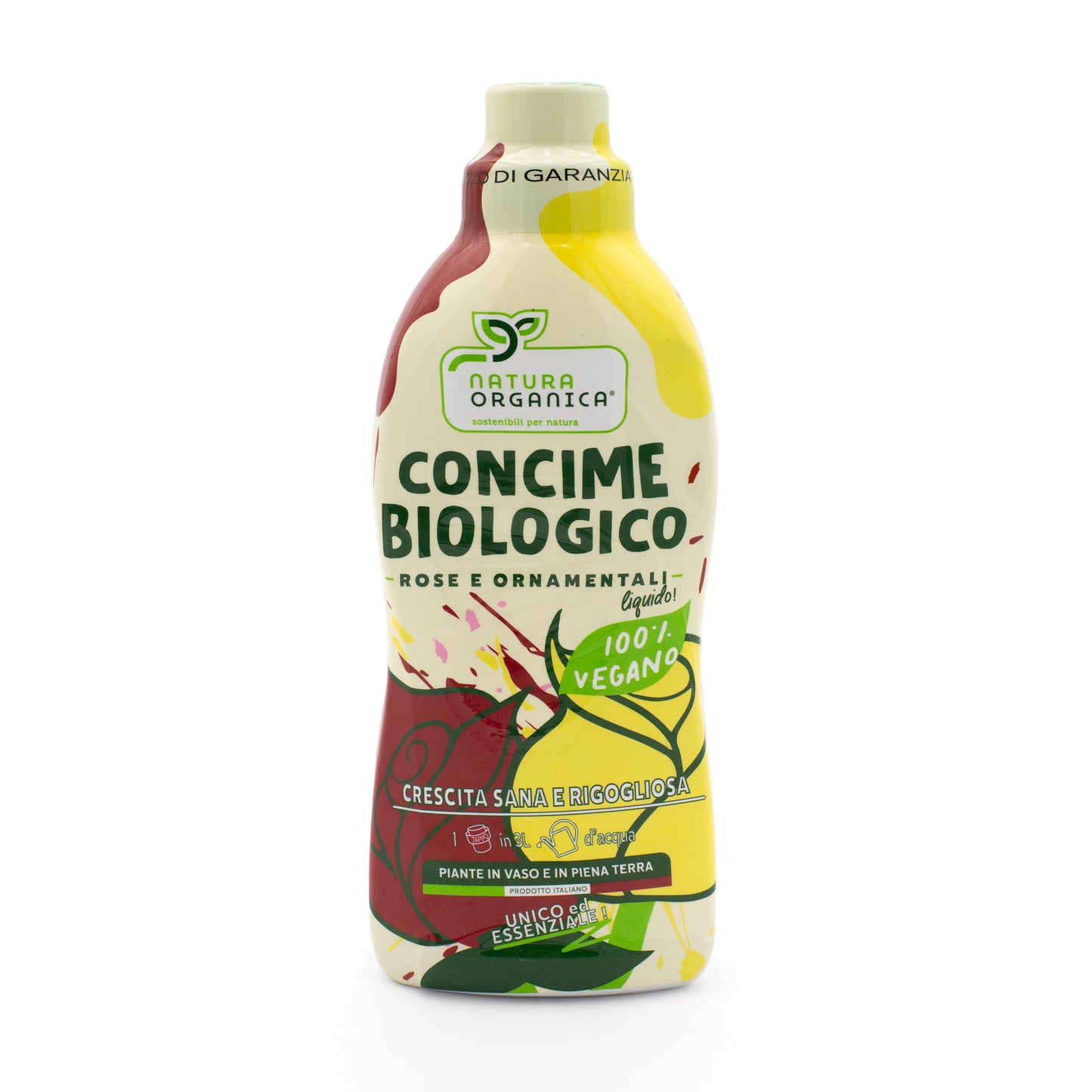 Concime LIQUIDO Biologico ROSE e ORNAMENTALI NaturaOrganica®