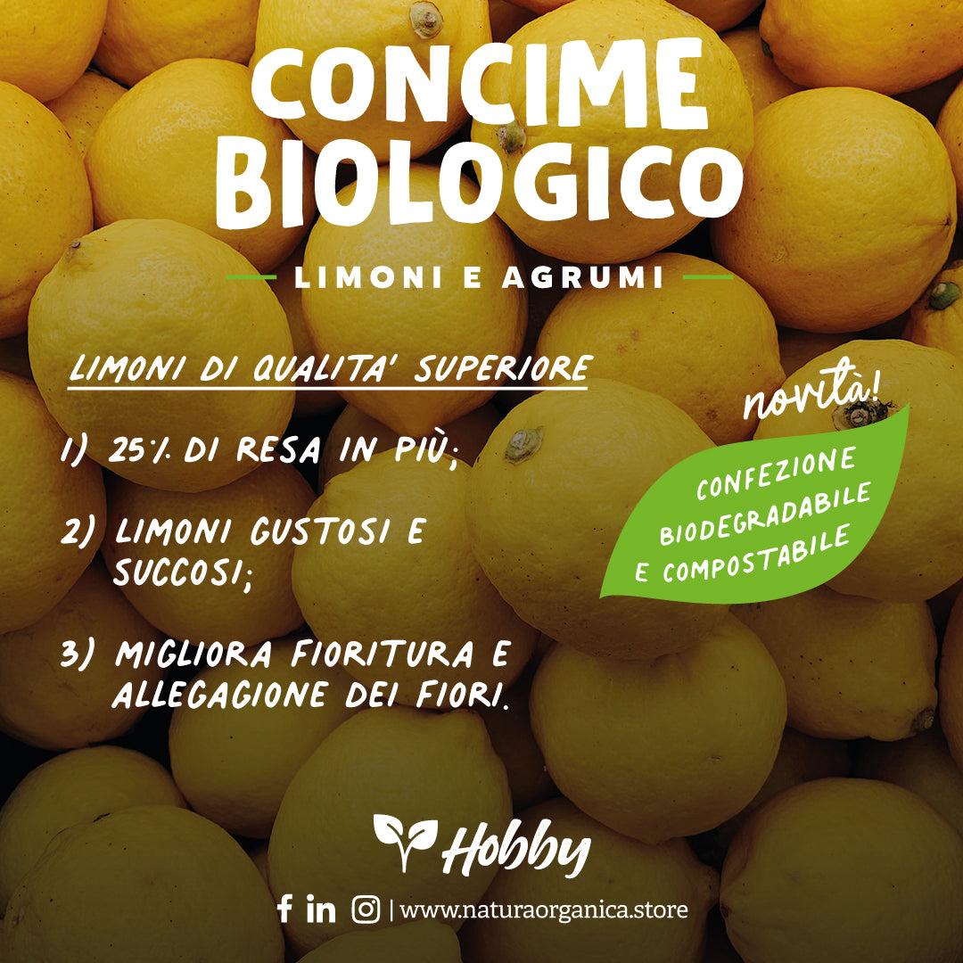 Concime Biologico LIMONI e AGRUMI