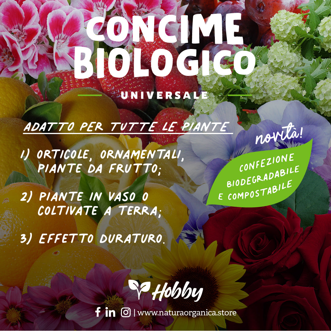 Concime Biologico UNIVERSALE NaturaOrganica®